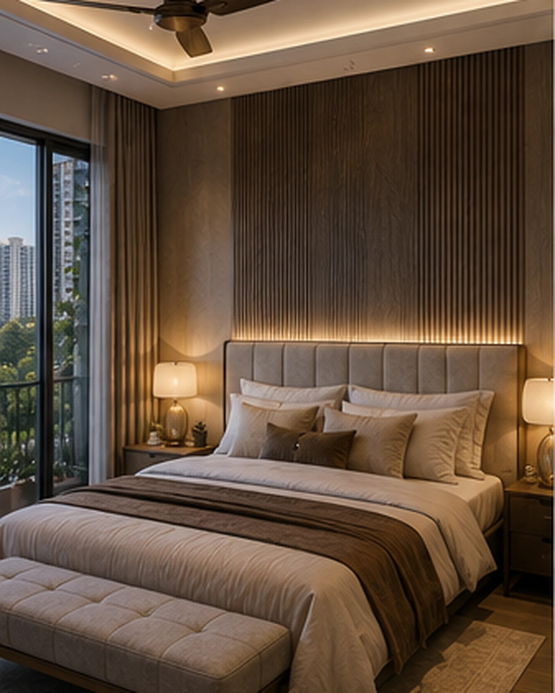 Premium master bedroom concept