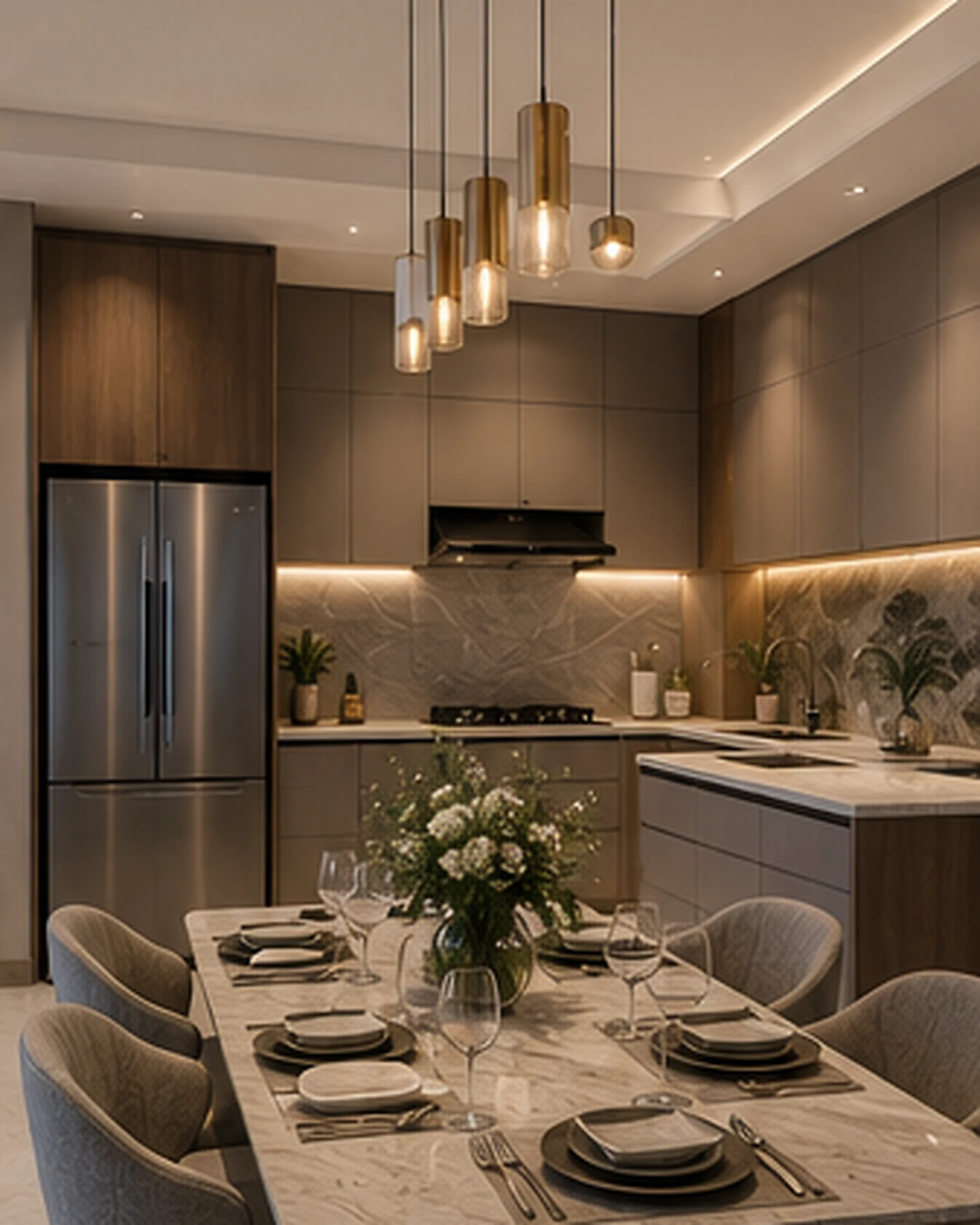 Premium kitchen and dining concept